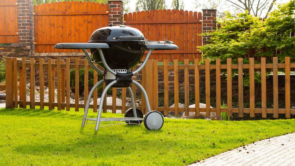 Grill im Garten