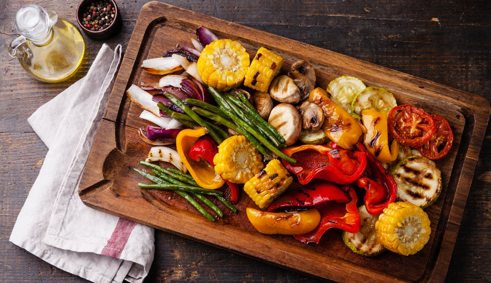 Gegrilltes mit vielen Vitaminen