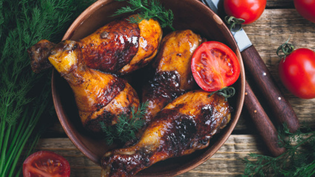 Hähnchen vom Monolith Grill