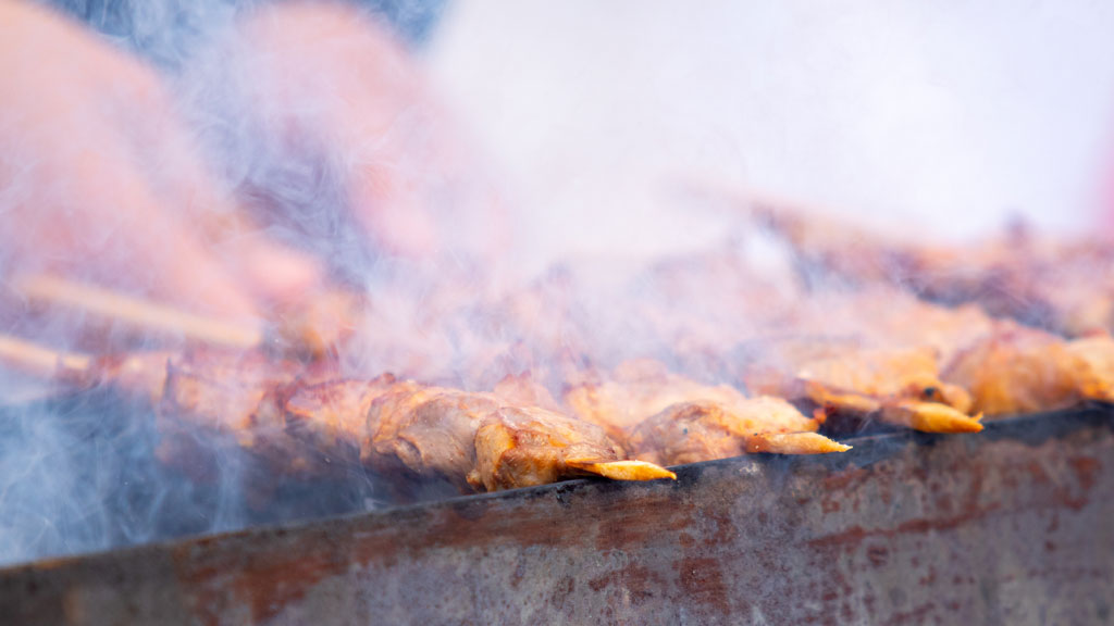 Grillen mit Räucherbox