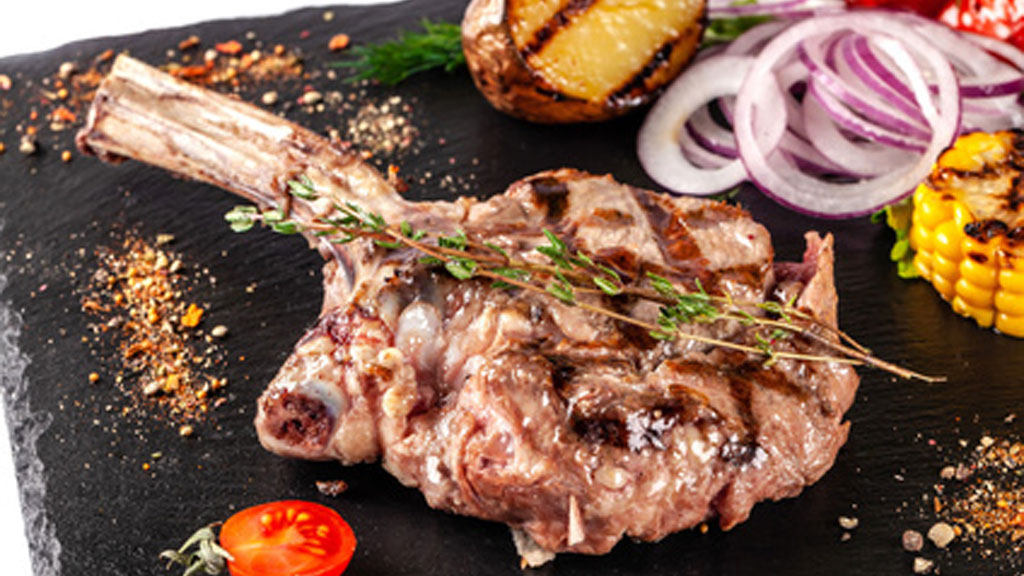 Tomahawk Steak vom Grill