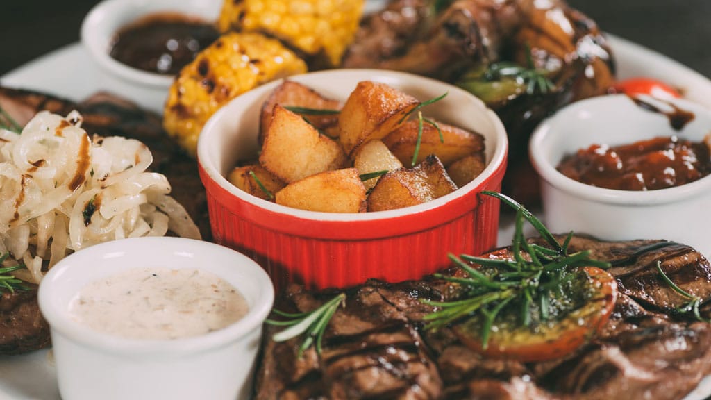 Gegrillte Kartoffeln