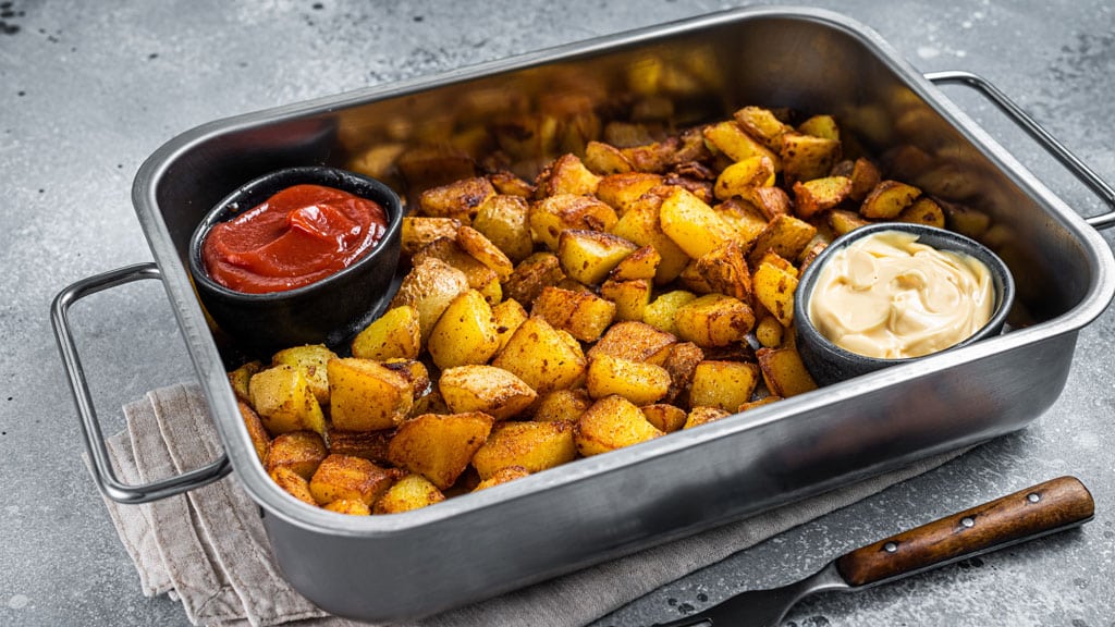 Grillkartoffeln in der Aluschale