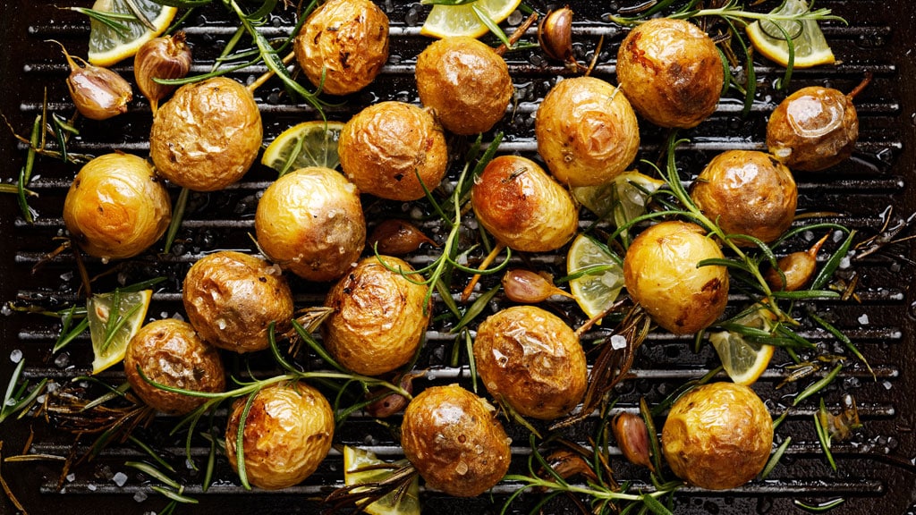 Kartoffeln auf dem Grill