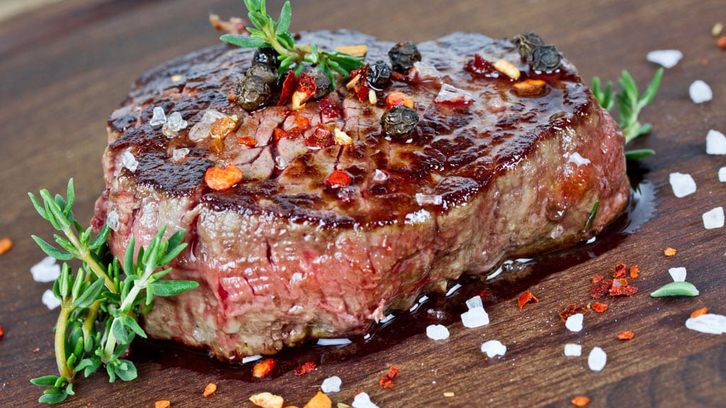 gegrilltes Hüftsteak