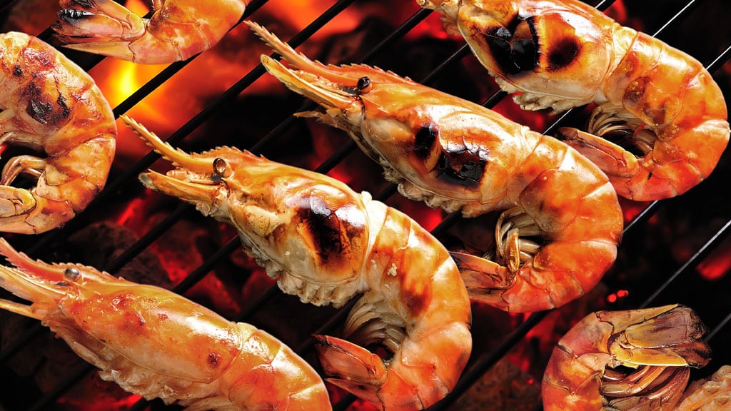 Garnelen am Grill