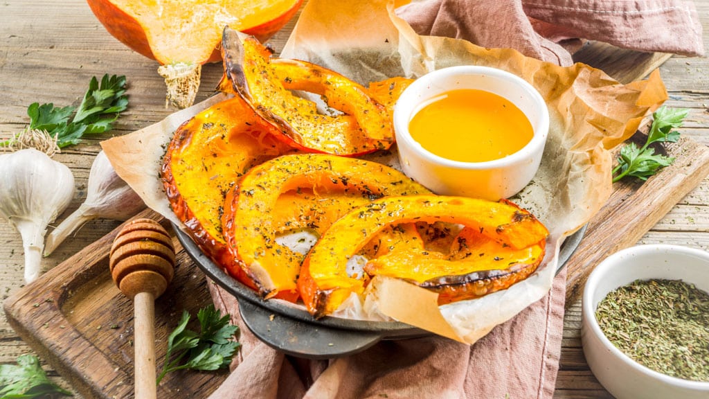 Kürbis marinieren fürs Grillen