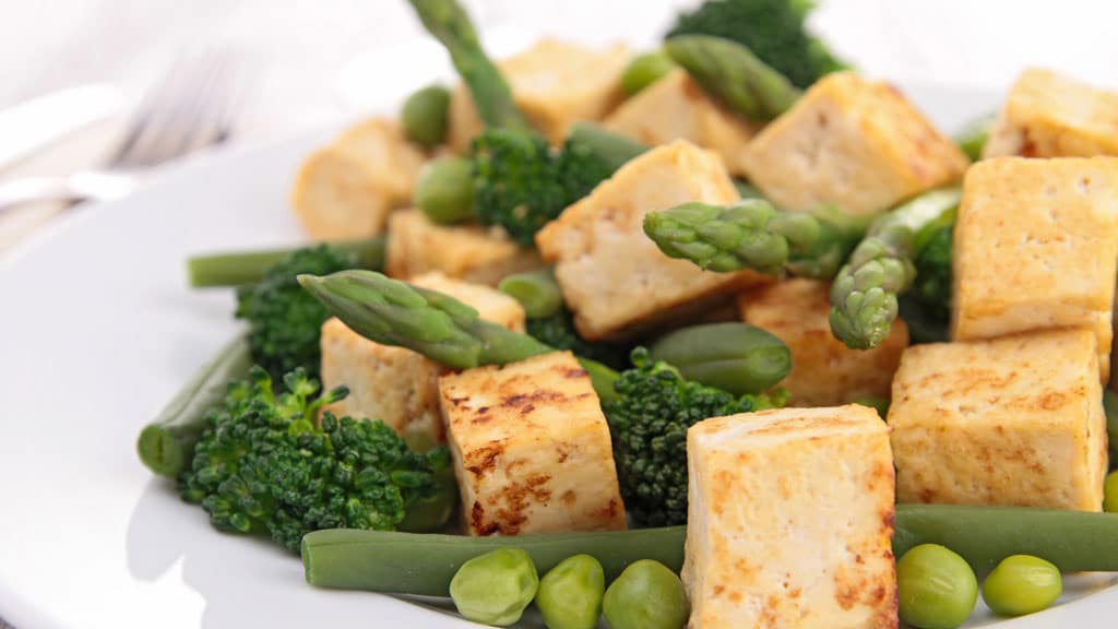Gegrillter Tofu