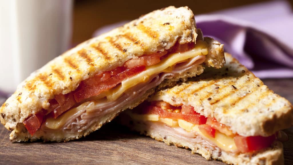 Panini vom Kontaktgrill