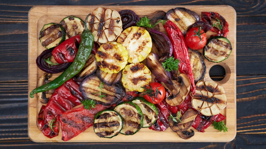 Fleischersatz vom Grill