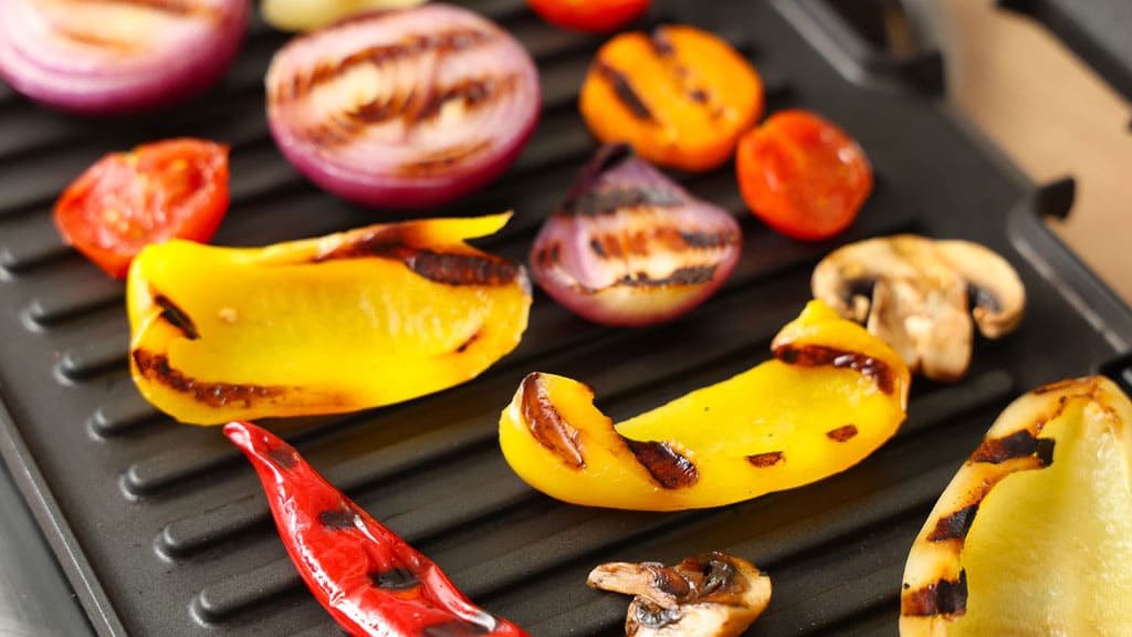Gemüse am Kontaktgrill