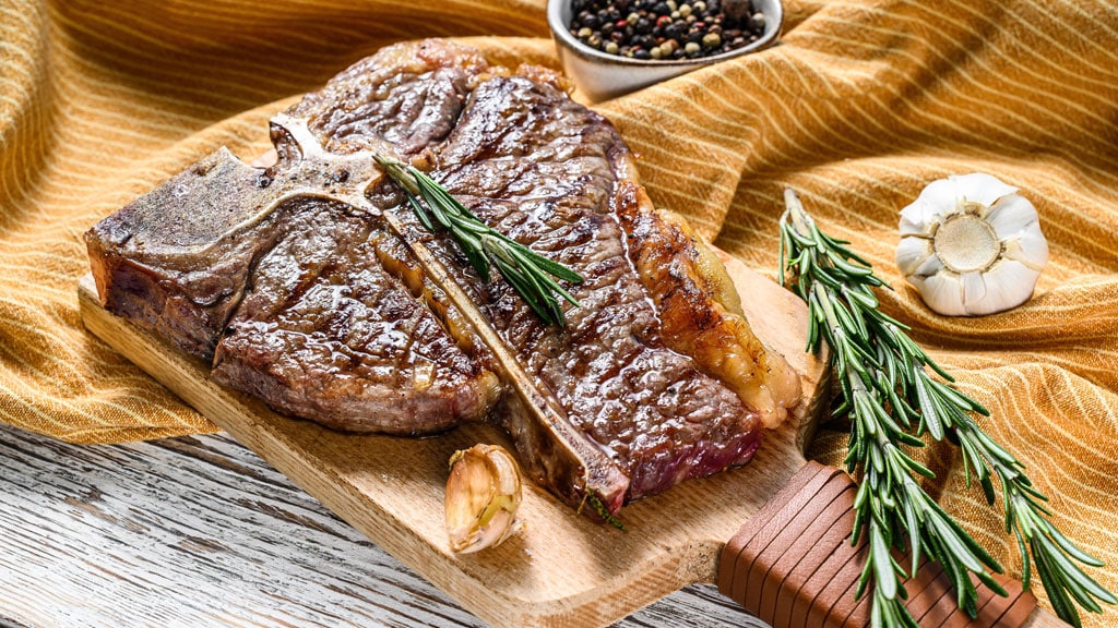 Gegrilltes T-Bone Steak