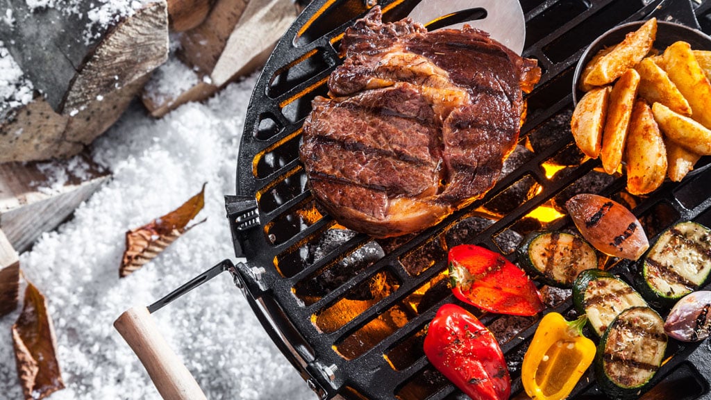 Grillen im Winter